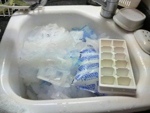 大量の収穫